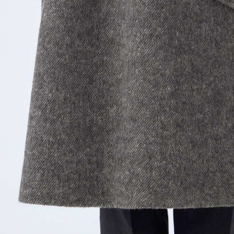 シルバーライン 【SL】ダブルベルテッドチェスターコート/グレー/RE:NEWOOL グレー濃色