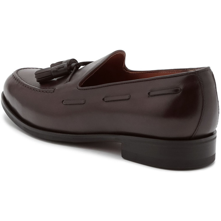 スーツセレクト 【発送在庫あり】【SL】タッセルローファードレスシューズ/ブラウン/牛革/マッケイ製法 茶濃色