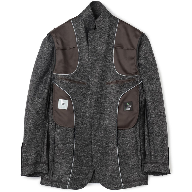 シルバーライン 【RBC】【春夏】ポリエステル2釦ジャケット/ブラック/4S SUSTAINABILITY&ECOLOGY FABRIC 黒