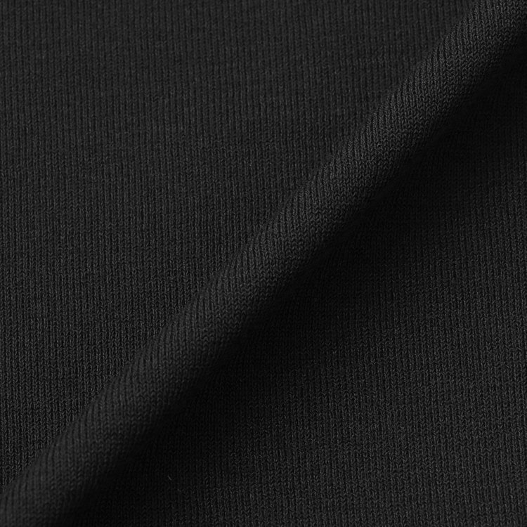 スーツセレクト 【RBC】【5分袖】コットンブレンドレトロポロシャツ/ブラック/「マシンウォッシャブル」「UVカット」「接触冷感」 黒