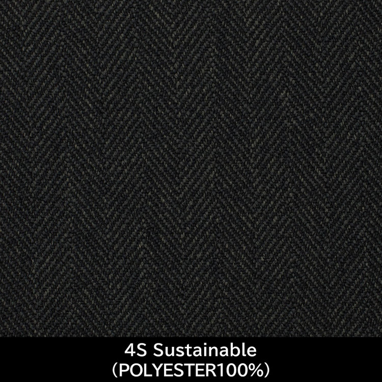 スーツセレクト 【日本製】【MEN'S】【パターンオーダー】【CLASSICO TAPERED W】【秋冬】スーツ/ダークグリーン×ヘリンボーンストライプ/4S Sustainable (POLYESTER100%) グリーン系(緑)