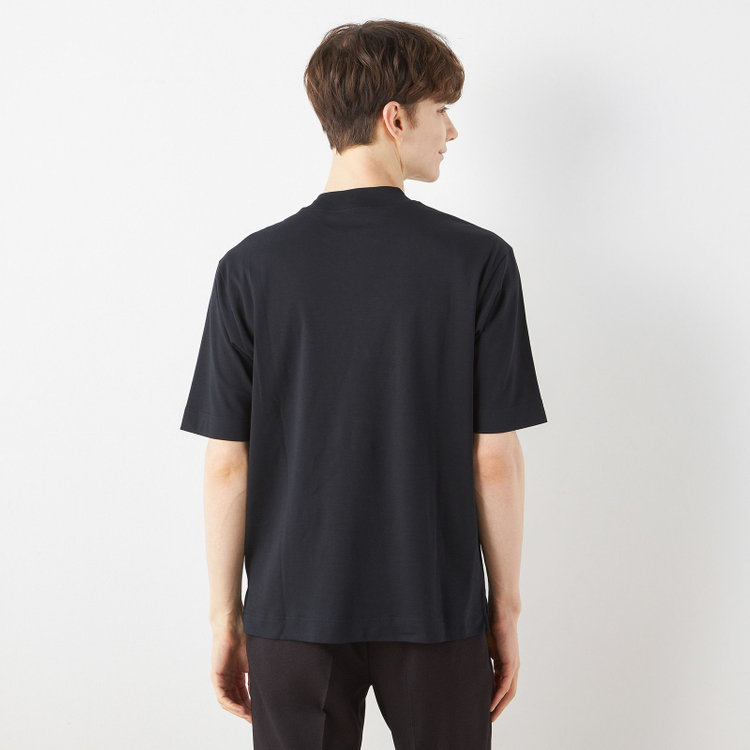 シルバーライン 【スーツ屋が作った】BIZ Tシャツ/ブラック 黒