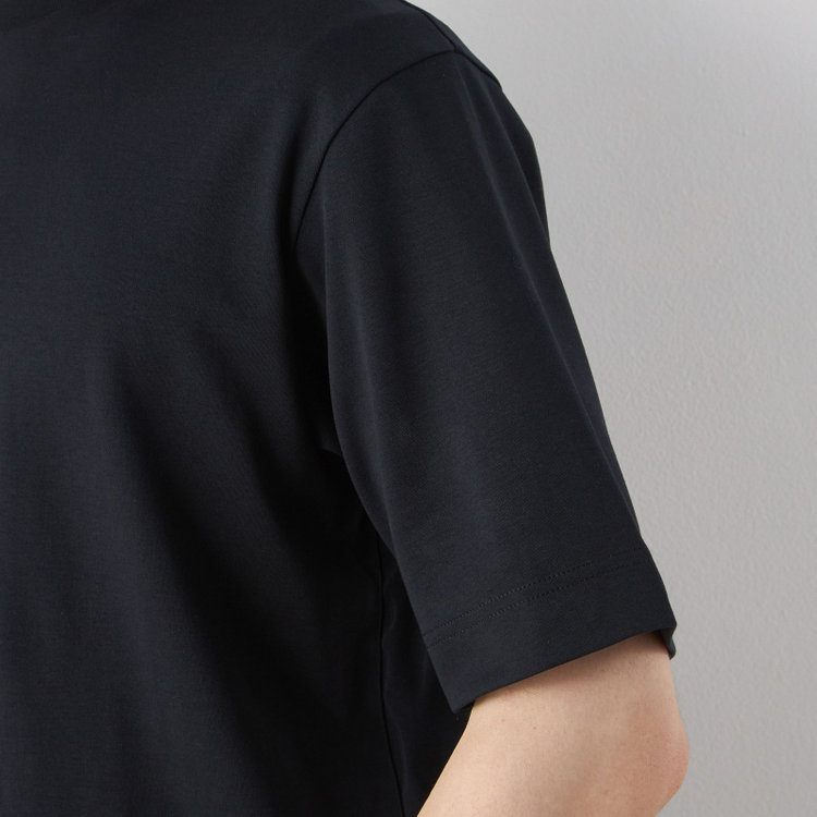 シルバーライン 【スーツ屋が作った】BIZ Tシャツ/ブラック 黒