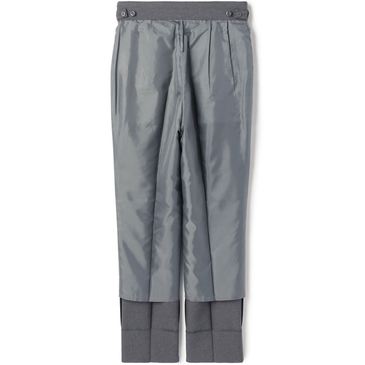 シルバーライン 【SL】【年間】1釦シングルパンツスーツ/グレー/ウォッシャブル/Naturemier/4S SUSTAINABILITY&ECOLOGY FABRIC/※パンツ裾上げ済仕様 グレー濃色