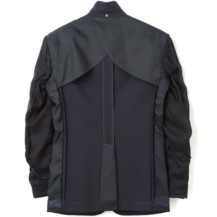 ブラックライン 【SLIM TAPERED_2】【年間】スペアパンツ付き/2釦シングルスーツ 0タック/ネイビー×ソリッド/THE RECRUIT STYLE/SHOWER CLEAN/※裾上げ必要 紺中間