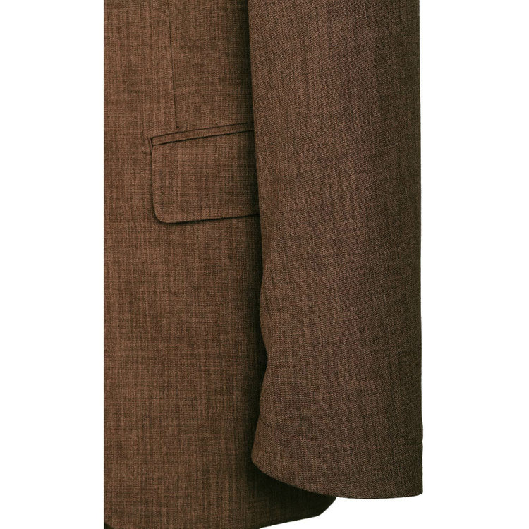 スーツセレクト 【発送在庫あり】【RBC】【春夏】3釦シングルスーツ 2タック/ブラウン/ドローコード&ウエストシャーリング/※パンツ裾上げ済仕様 ブラウン系(茶)