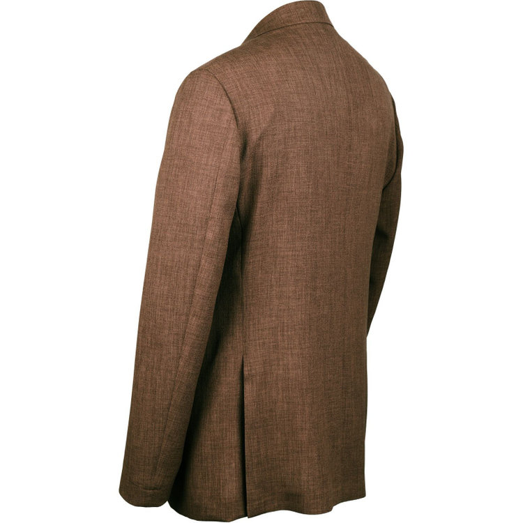 スーツセレクト 【発送在庫あり】【RBC】【春夏】3釦シングルスーツ 2タック/ブラウン/ドローコード&ウエストシャーリング/※パンツ裾上げ済仕様 ブラウン系(茶)