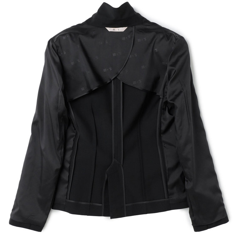 ブラックライン 【SUIT SELECT×Samantha Thavasa】【年間】2釦ジャケット/究極のブラック/4S/マシンウォシャブル 黒