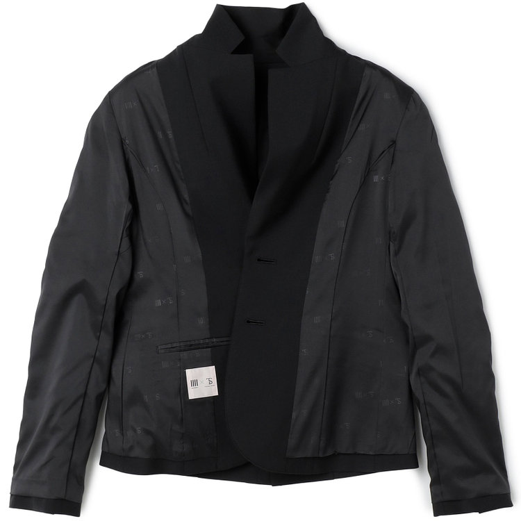 ブラックライン 【SUIT SELECT×Samantha Thavasa】【年間】2釦ジャケット/究極のブラック/4S/マシンウォシャブル 黒