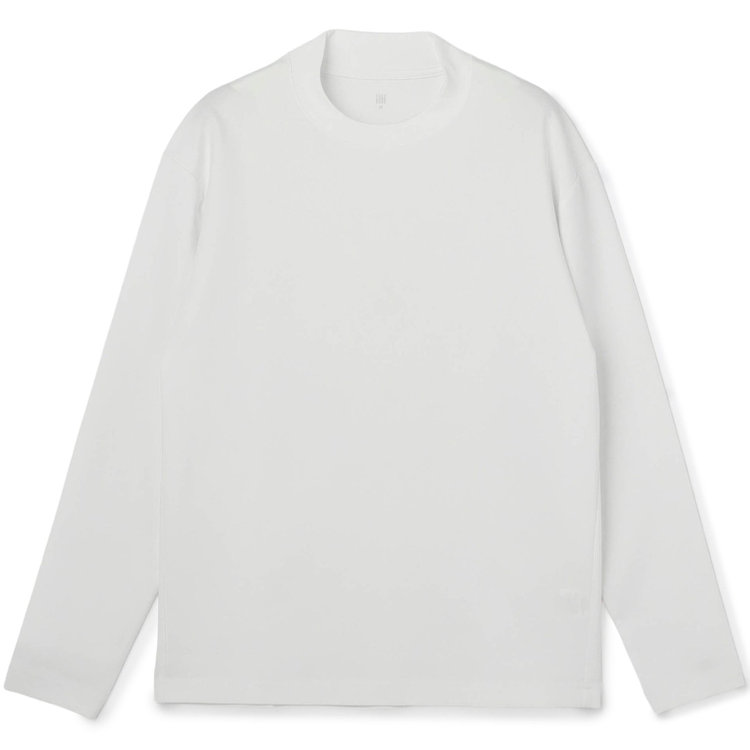 スーツセレクト 【RBC】クルーネックロングTシャツ/ホワイト/「吸汗速乾」「接触冷感」「UV加工」 白