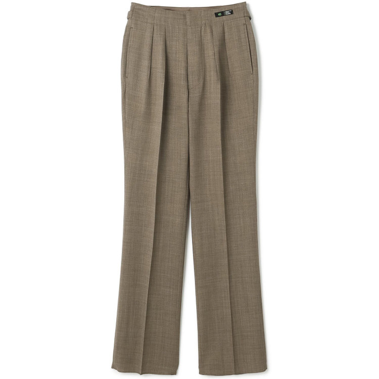 ブラックライン 【発送在庫あり】【RBC】【春夏】2タックワイドパンツ/カーキ/サイド尾錠/4S SUSTAINABILITY&ECOLOGY FABRIC/※裾上げ必要 黄淡色
