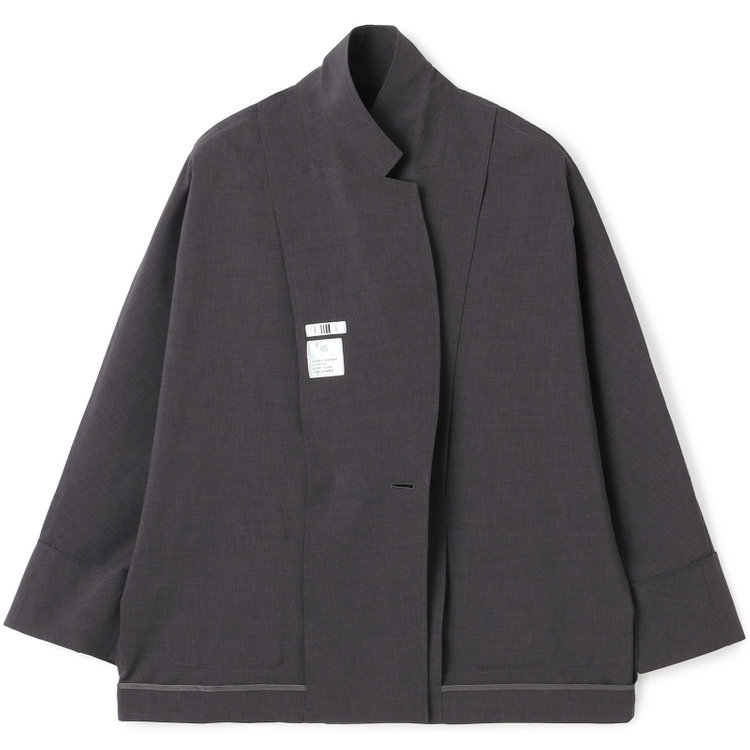 シルバーライン 【SILVER LINE】【春夏】2釦1掛けダブルジャケット/グレー/ウォッシャブル/Naturemier/4S SUSTAINABILITY&ECOLOGY FABRIC グレー濃色