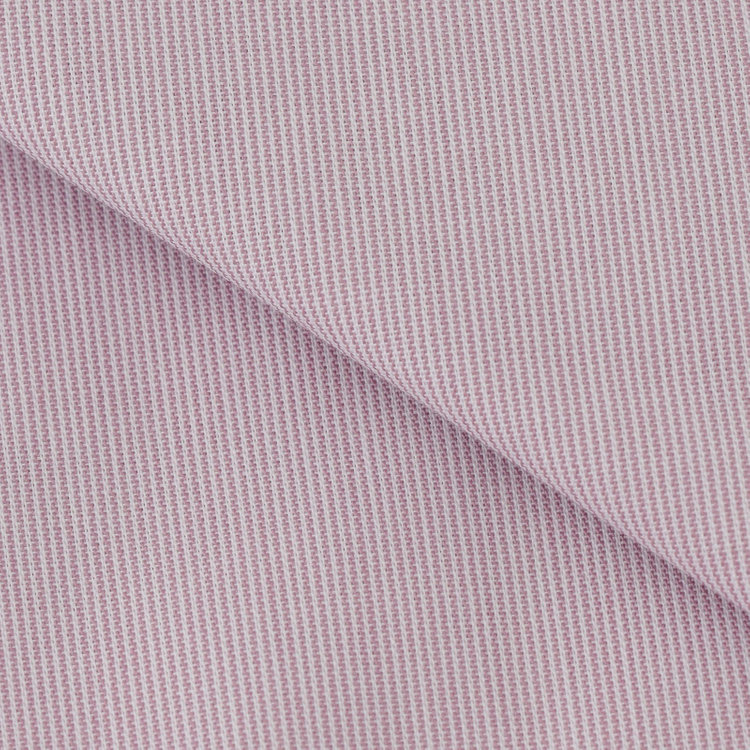 シルバーライン 【SILVER LINE】【形態安定】ホリゾンタルワイドワイシャツ/ワイン×ドビー 紫淡色