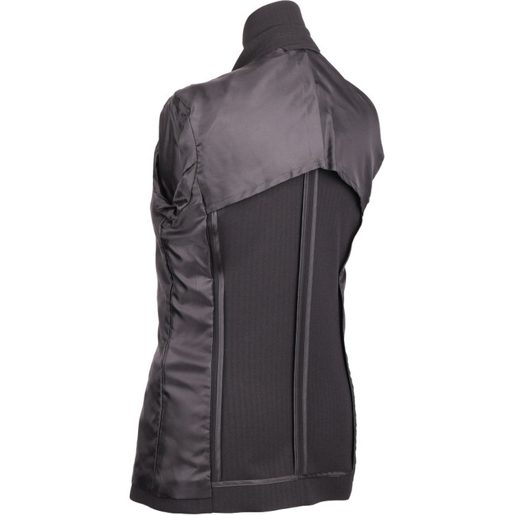 ブラックライン 【WEB限定/OUTLET】【SL】【年間】1釦シングル テーパードパンツスーツ/ブラック×シャドーストライプ/ウォッシャブル ブラック系(黒)