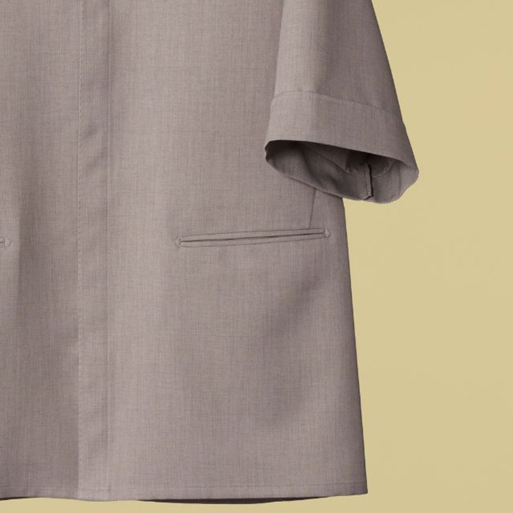 ブラックライン 「TailoredCasual」【春夏】ハーフスリーブシャツ/ブラウン その他