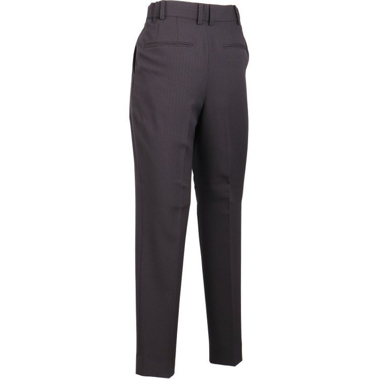 ブラックライン 【WEB限定/OUTLET】【SL】【年間】1釦シングル テーパードパンツスーツ/ブラック×シャドーストライプ/ウォッシャブル ブラック系(黒)