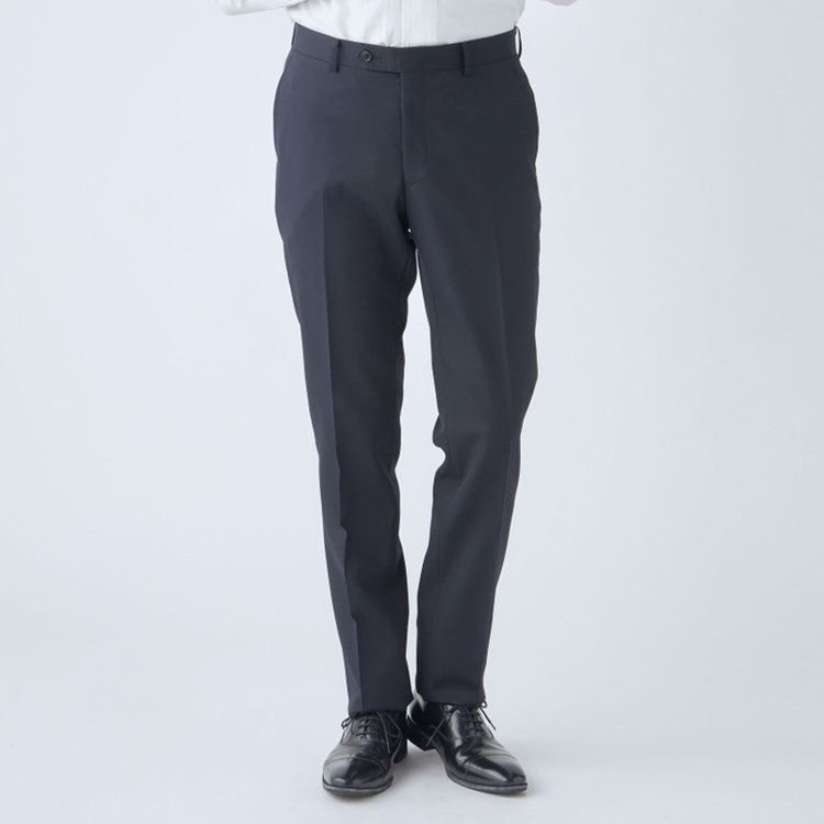 ブラックライン 【KSW】【年間】2釦シングルスーツ 0タック/ネイビー/※裾上げ必要 紺濃色