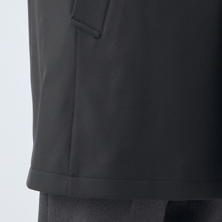 ブラックライン 【BL】ステンカラーボンディングコート/ブラック/WATERPROOF 黒