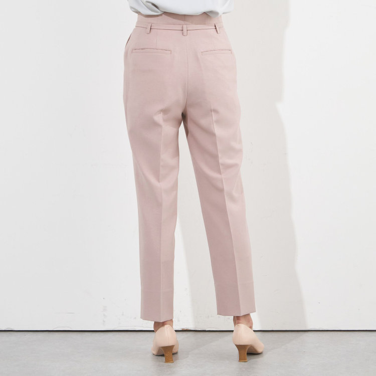 シルバーライン 【SILVER LINE】【年間】1釦シングルパンツスーツ/ピンク/ウォッシャブル/Naturemier/4S SUSTAINABILITY&ECOLOGY FABRIC/※パンツ裾上げ済仕様 赤淡色