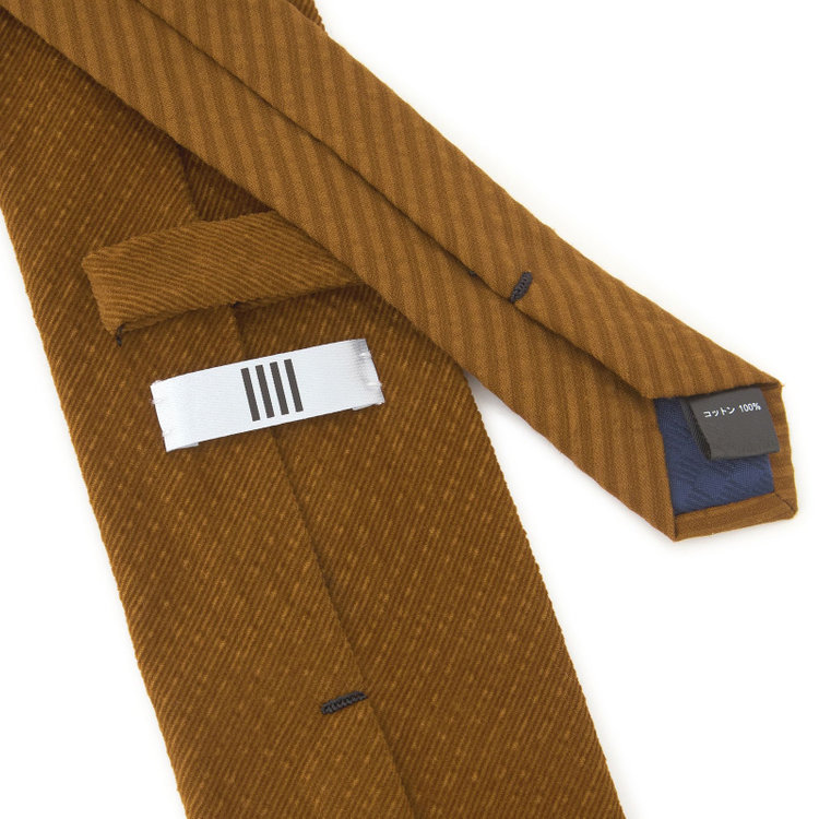 シルバーライン 【SILVER LINE】コットンソリッド系ネクタイ 8.0cm幅/オレンジ その他