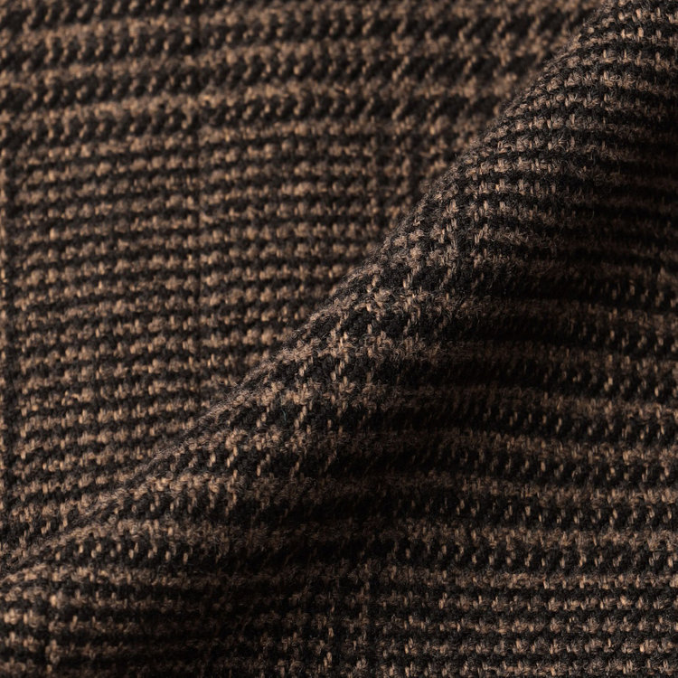 シルバーライン 【発送在庫あり】【SL】【秋冬】2釦シングルスカートスーツ/ブラウン＆ブラック×グレンチェック/ウォッシャブル 茶中間