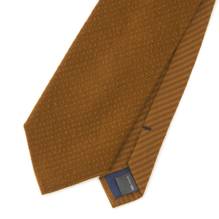 シルバーライン 【SILVER LINE】コットンソリッド系ネクタイ 8.0cm幅/オレンジ その他