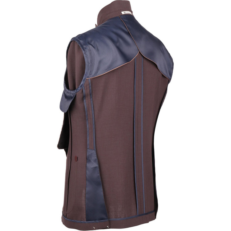 スーツセレクト 【RBC】【春夏】3釦シングルスーツ 2タック/ブラウン/ドローコード&ウエストシャーリング/※パンツ裾上げ済仕様 ブラウン系(茶)