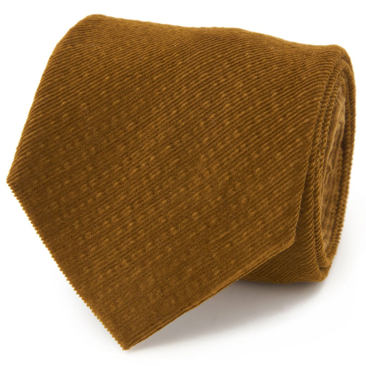 シルバーライン 【SILVER LINE】コットンソリッド系ネクタイ 8.0cm幅/オレンジ その他