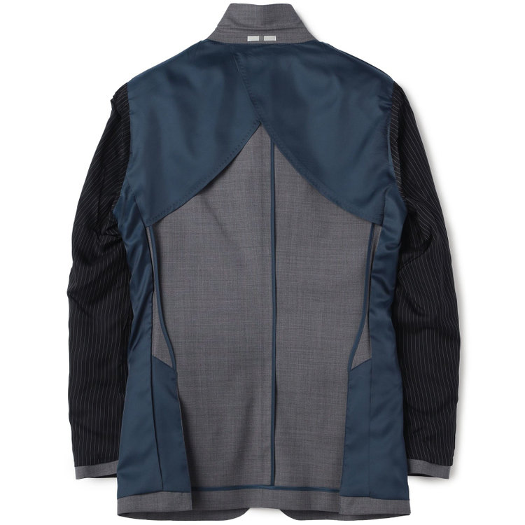 シルバーライン 【発送在庫あり】【CLASSICO TAPERED】【春夏】2釦シングルスーツ 1タック/グレー/ウエストムーブ/REDA ACTIVE/NEW ZEALAND MERINO/SHOWER CLEAN/※パンツ裾上げ済仕様 グレー淡色