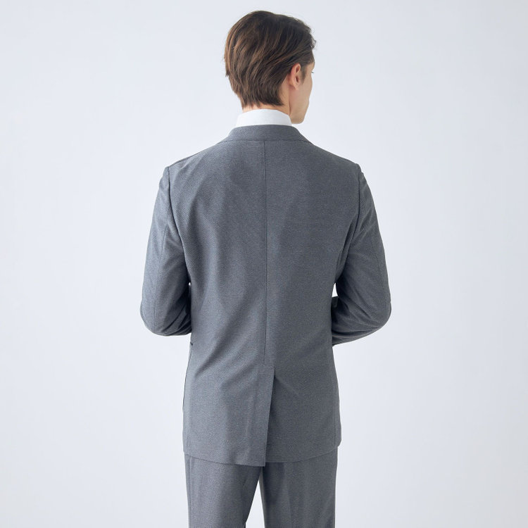 シルバーライン 【CLASSICO TAPERED】【春夏】2釦シングルジャケット/グレー/パッチポケット/4S SUSTAINABILITY&ECOLOGY FABRIC グレー中間