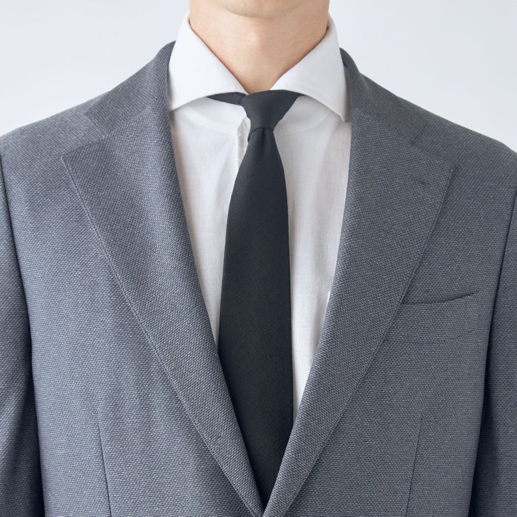 シルバーライン 【CLASSICO TAPERED】【春夏】2釦シングルジャケット/グレー/パッチポケット/4S SUSTAINABILITY&ECOLOGY FABRIC グレー中間