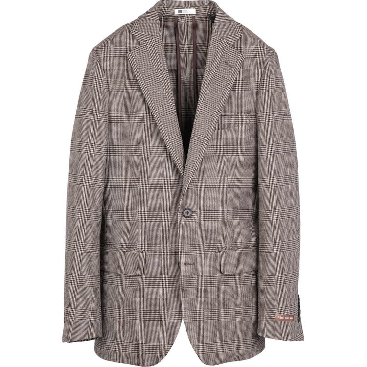 スーツセレクト 【WEB限定/OUTLET】【RBC】【秋冬】2釦ジャケット/ブラウン×グレンチェック/ウォシャブル ブラウン系(茶)