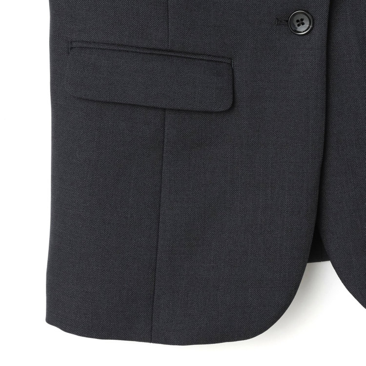 シルバーライン 【RELAX TAPERED_2】【秋冬】1釦シングルテーパードパンツスーツ/ネイビー/ウォッシャブル/4S SUSTAINABILITY&ECOLOGY FABRIC/※パンツ裾上げ済仕様 紺中間