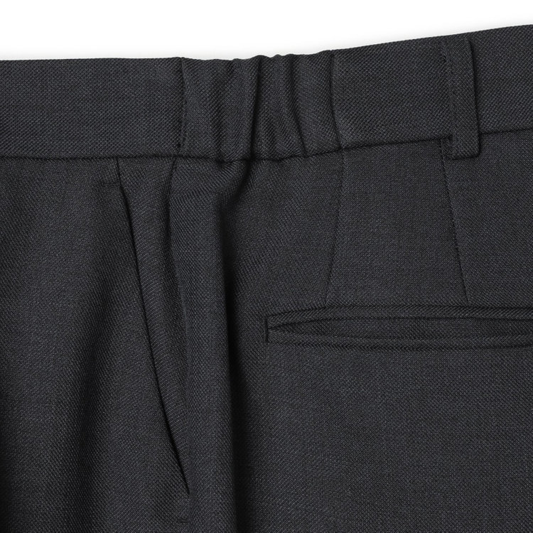 シルバーライン 【RELAX TAPERED_2】【秋冬】1釦シングルテーパードパンツスーツ/ネイビー/ウォッシャブル/4S SUSTAINABILITY&ECOLOGY FABRIC/※パンツ裾上げ済仕様 紺中間