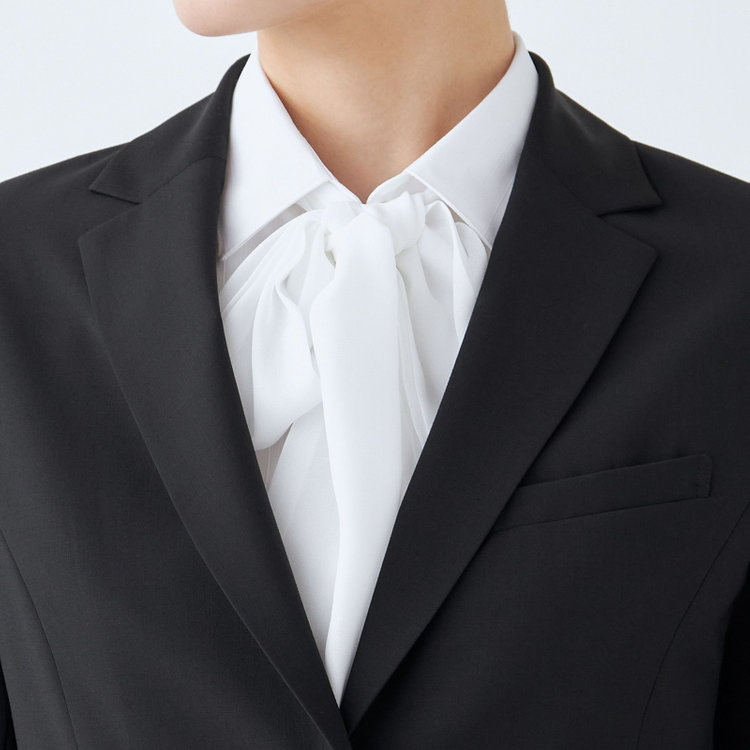 ブラックライン 【SUIT SELECT×Samantha Thavasa】【年間】2釦ジャケット/究極のブラック/4S/マシンウォシャブル 黒