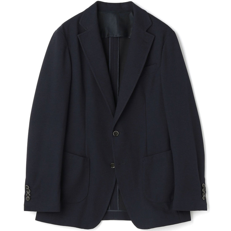 シルバーライン 【CLASSICO TAPERED】【春夏】2釦シングルジャケット/ネイビー/パッチポケット/RIRANCHA 紺中間