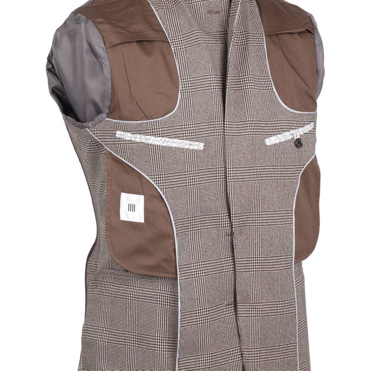 スーツセレクト 【WEB限定/OUTLET】【RBC】【秋冬】2釦ジャケット/ブラウン×グレンチェック/ウォシャブル ブラウン系(茶)