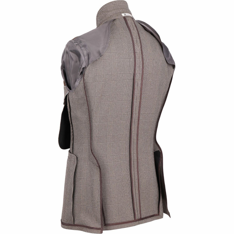 スーツセレクト 【WEB限定/OUTLET】【RBC】【秋冬】2釦ジャケット/ブラウン×グレンチェック/ウォシャブル ブラウン系(茶)