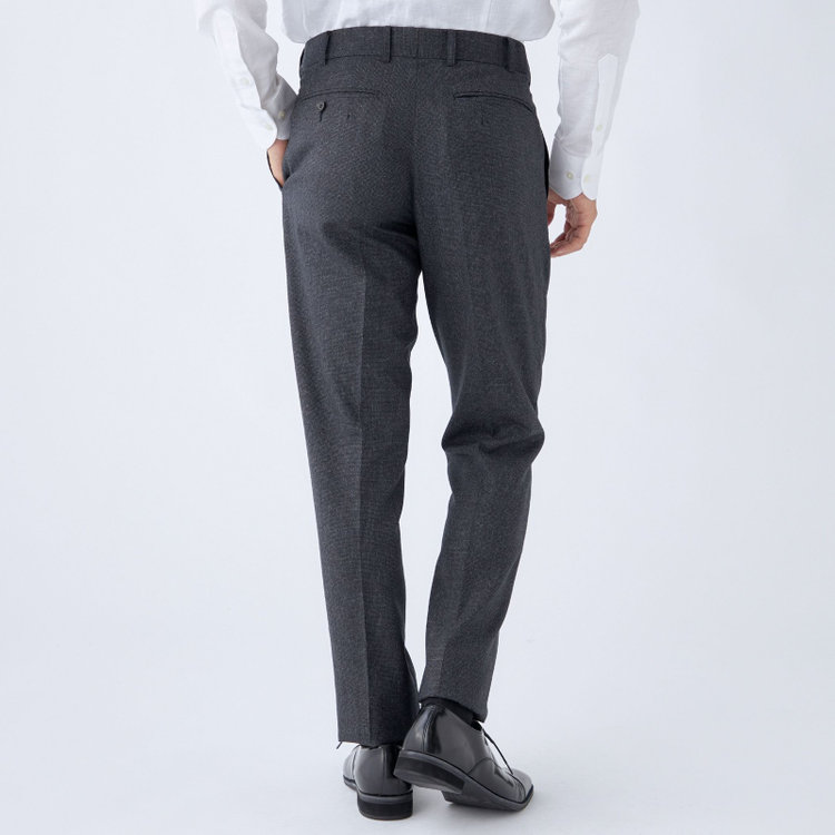 シルバーライン 【発送在庫あり】【CLASSICO TAPERED】【秋冬】2釦シングルスーツ 1タック/グレー/Ermenegildo Zegna LOOP woven in italy/※裾上げ必要 グレー濃色