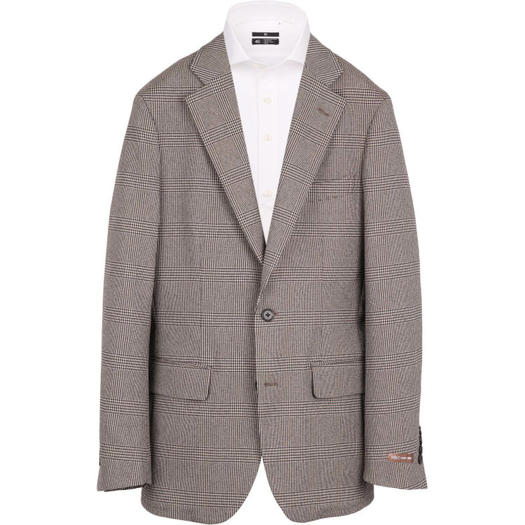 スーツセレクト 【WEB限定/OUTLET】【RBC】【秋冬】2釦ジャケット/ブラウン×グレンチェック/ウォシャブル ブラウン系(茶)