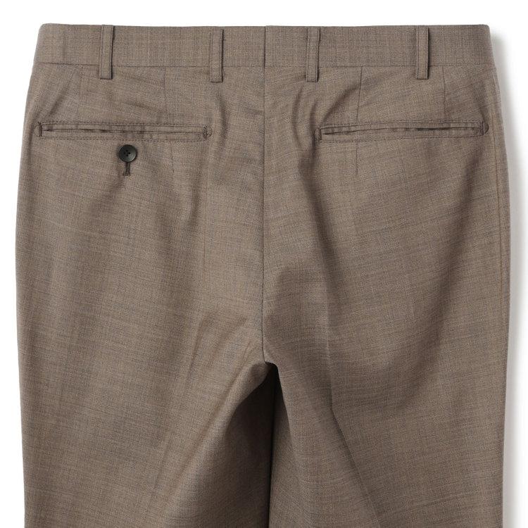 シルバーライン 【CLASSICO TAPERED】【春夏】2釦シングルスーツ 1タック/ブラウン/ウエストムーブ/REDA ACTIVE/NEW ZEALAND MERINO/SHOWER CLEAN/※パンツ裾上げ済仕様 茶淡色