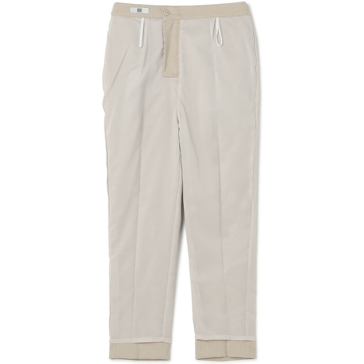 シルバーライン 【SL】【年間】センタープレスパンツ/ベージュ/ウォッシャブル/裾上げ済み仕様 茶淡色