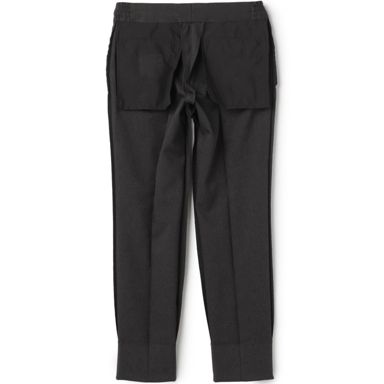 ブラックライン 【SLIM TAPERED_2】【年間】2釦シングルスーツ 0タック/グレー/ウエストシャーリング/4S/※パンツ裾上げ済仕様 グレー濃色