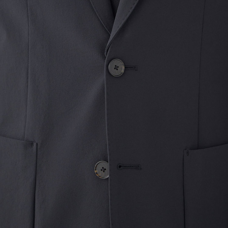 スーツセレクト 【WEB限定/OUTLET】【RBC】【春夏】2WAYデタッチャブル2釦ジャケット/ブラック/パッチポケット ブラック系(黒)