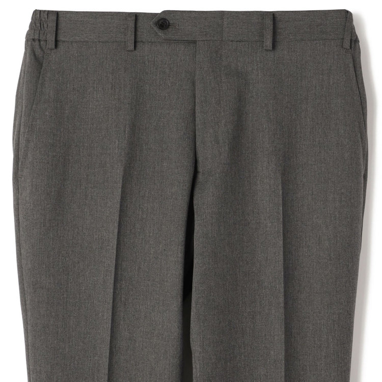 ブラックライン 【SLIM TAPERED_2】【年間】2釦シングルスリーピーススーツ 0タック/グレー/ウエストシャーリング/4S SUSTAINABILITY&ECOLOGY FABRIC/※パンツ裾上げ済仕様 グレー中間
