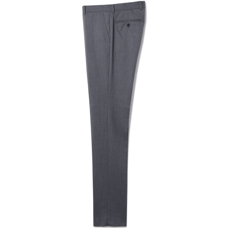ブラックライン 【SLIM TAPERED_2】【年間】2釦シングルリバーシブルスリーピーススーツ 0タック/グレー/NEW ZEALAND WOOL MIX/※裾上げ必要 グレー中間