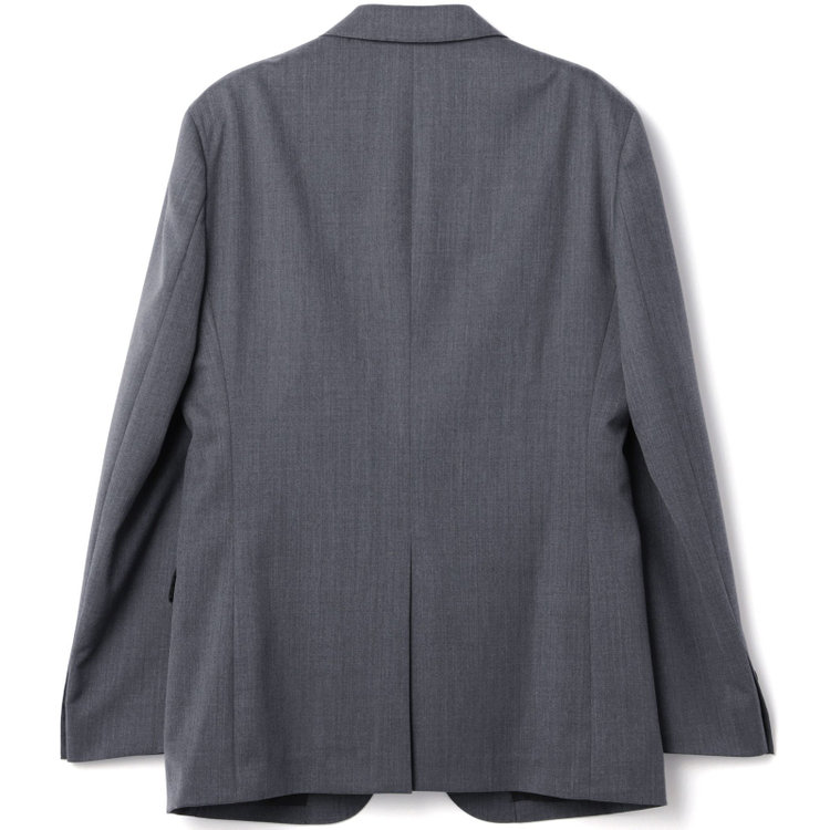 ブラックライン 【SLIM TAPERED_2】【年間】2釦シングルリバーシブルスリーピーススーツ 0タック/グレー/NEW ZEALAND WOOL MIX/※裾上げ必要 グレー中間