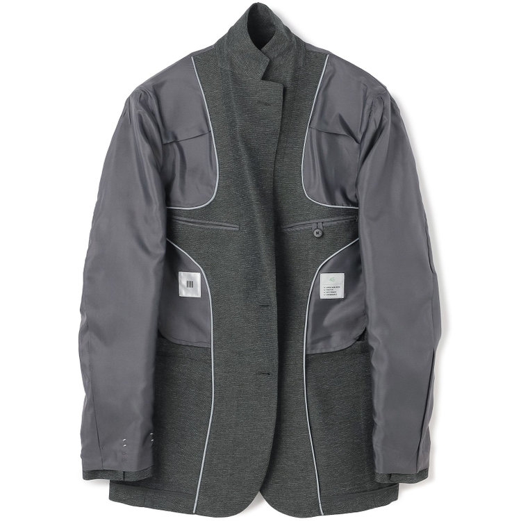 シルバーライン 【5DAYS CLOSET】【RBC】【春夏】テンセルブレンド2釦ジャケット/カーキ/4S SUSTAINABILITY&ECOLOGY FABRIC 黄淡色