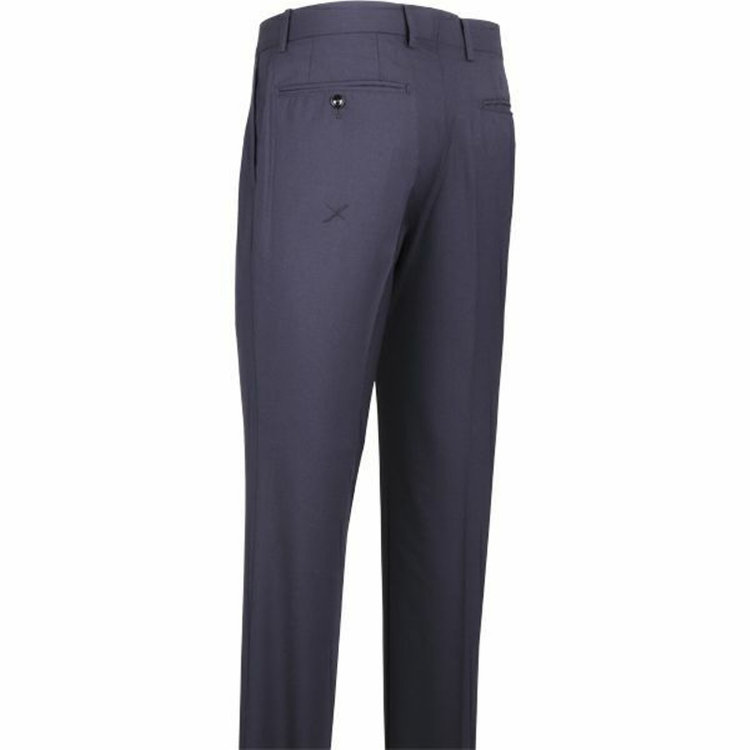 スーツセレクト 【WEB限定/OUTLET】【KSW】【春夏】ウールブレンド 0タックパンツ/ネイビー×ソリッド/PLUS ONE STYLE ネイビー系(紺)