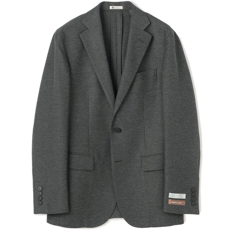 シルバーライン 【5DAYS CLOSET】【RBC】【春夏】テンセルブレンド2釦ジャケット/カーキ/4S SUSTAINABILITY&ECOLOGY FABRIC 黄淡色